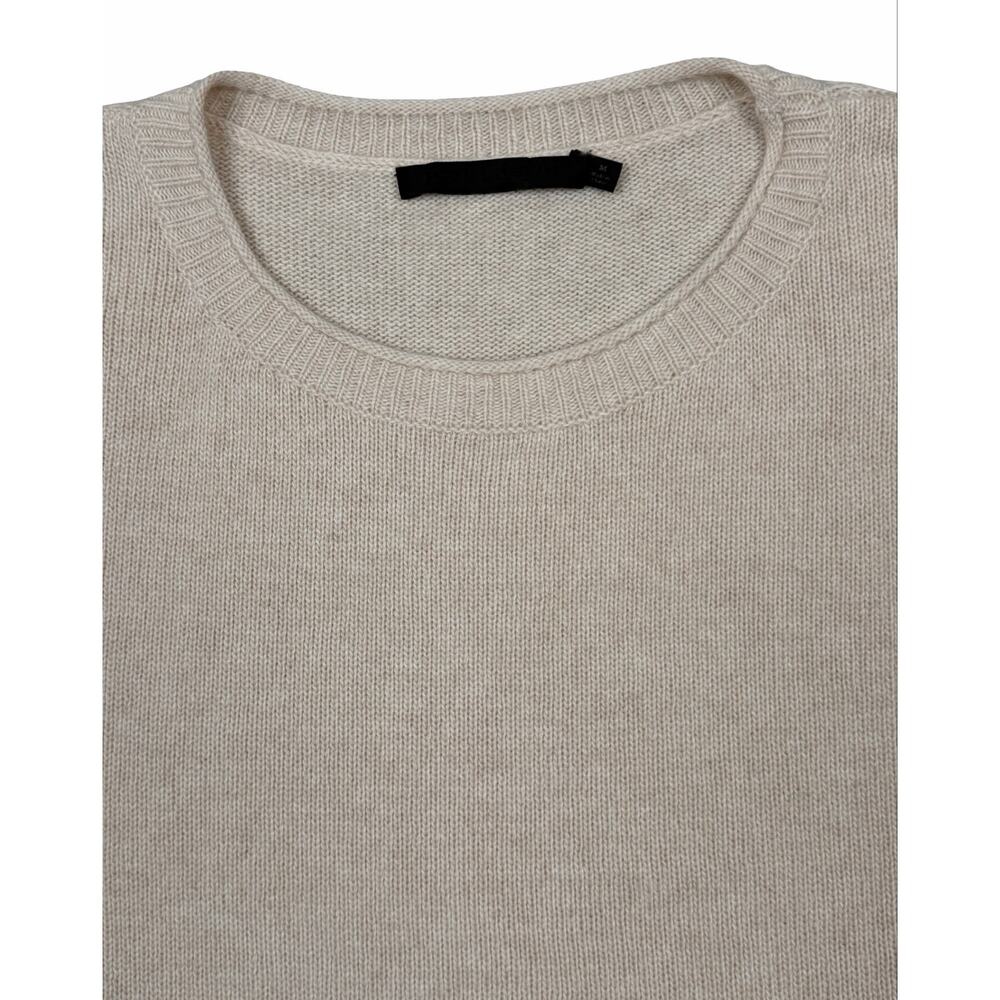 Jenni Kayne Everyday Sweater Oatmeal Medium Wool Cashmere Blend Casual Cozy - Picture 4 of 16